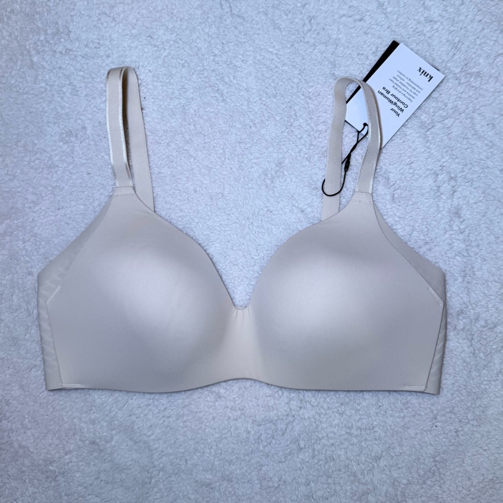 knix Everyday Smooth Wireless Bra in Light Nude